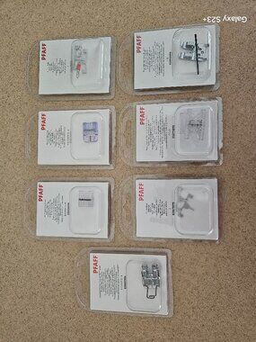 7 PFAFF COUCHING BRAIDING PIPING PINTUCK YARN FOOT SEWING ACCESSORY ATTACHMENT